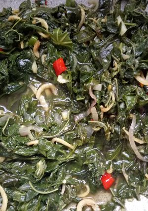 Foto resep Tumis pucuk ubi teri medan