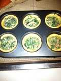 Mini Spinach And Ricotta Quiches