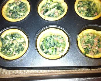 How To Cooking Recipe Mini Spinach And Ricotta Quiches Home Style