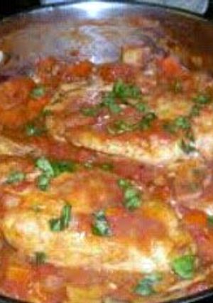 A picture of Mamas checken cacciatore.