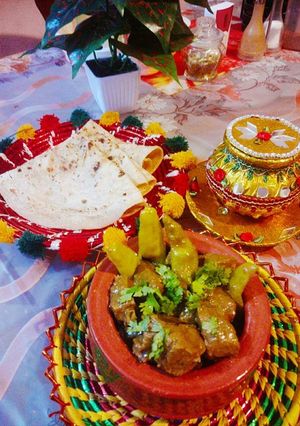 A picture of Hara masala kaleji.