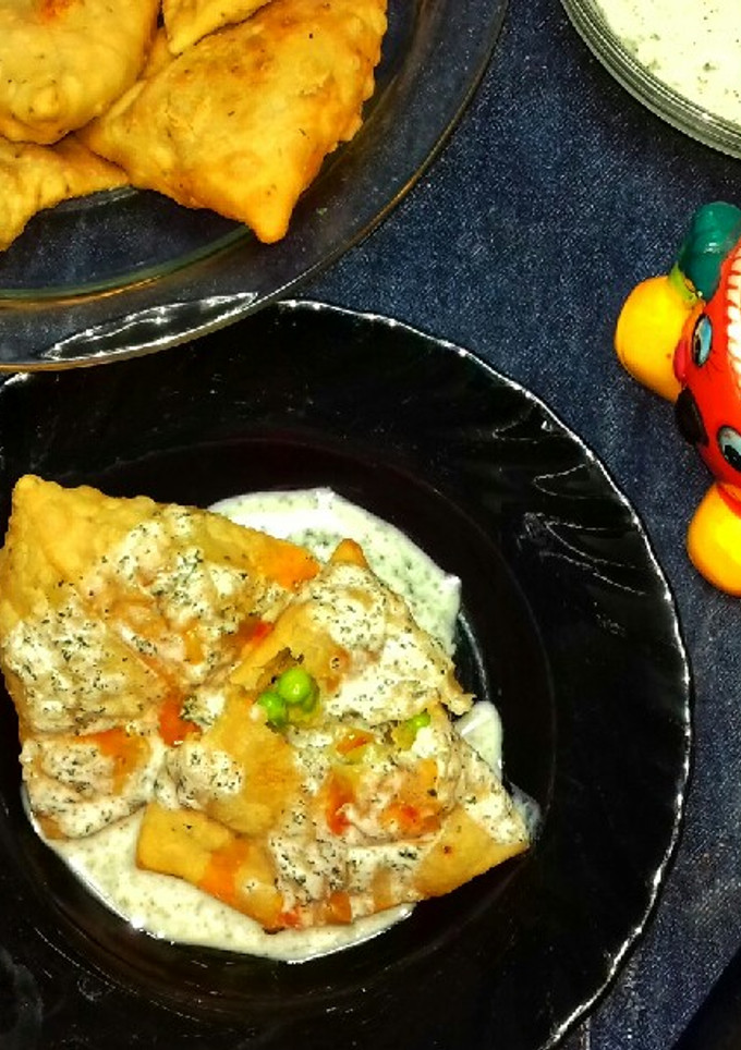 Una foto de Samosas vegetales