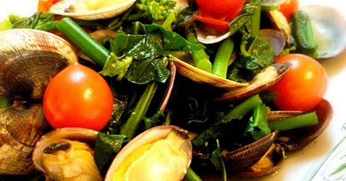 The Colors of Spring Sublime SakeSteamed Manila Clams Recipe by