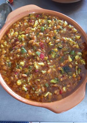 A picture of Broccoli and cauliflower chakalaka.
