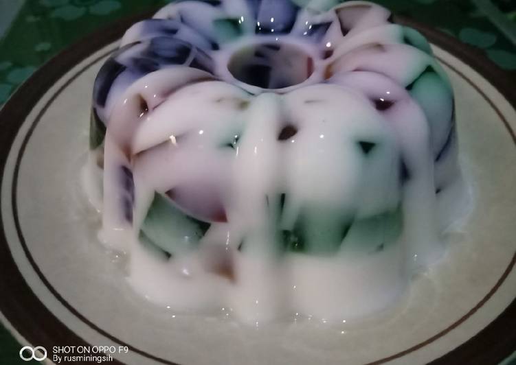 Langkah Mudah untuk Menyiapkan Puding mozaik yang Menggugah Selera