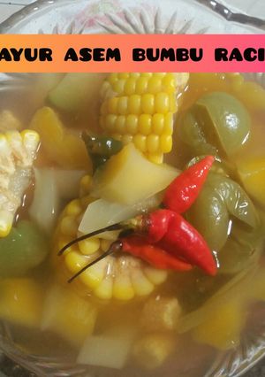 Foto resep *Sayur asem bumbu racik*