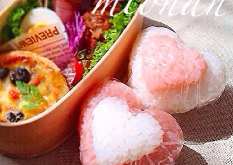 Adult Character Bento Double Heart Bento For Valentine's Day