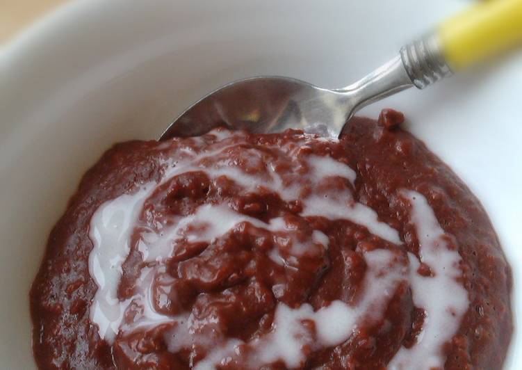 Recipe of Delicious Vickys Red Velvet Porridge Oats, GF DF EF SF NF
