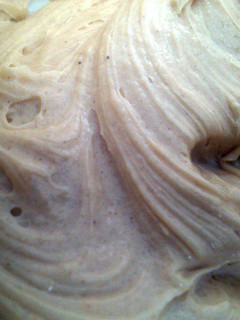 A picture of Fluffy Peanut Butter Cream Cheese Frosting.