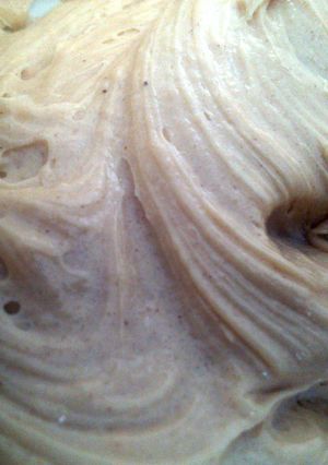 A picture of Fluffy Peanut Butter Cream Cheese Frosting.