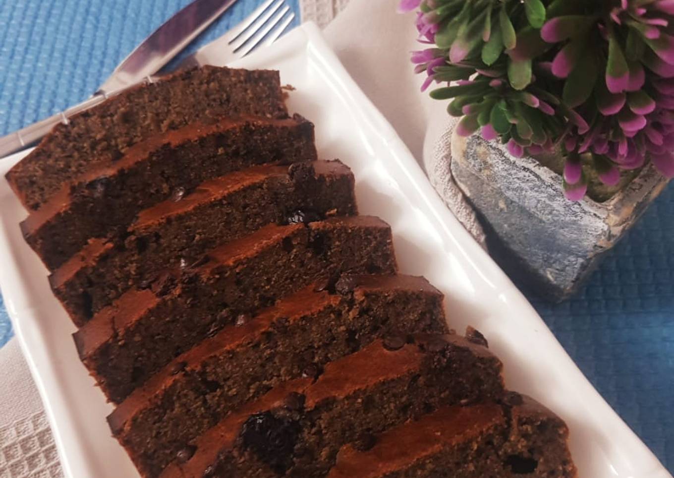 Quinoa Blueberry Loaf Cake