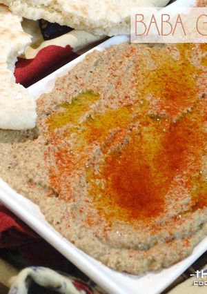 Una foto de Baba Ganoush o Paté de Berenjena