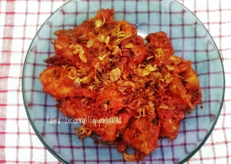 Resep Ayam Masak Habang, Lezat Sekali
