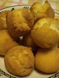 A picture of Sata Andagi Okinawan Doughnuts.