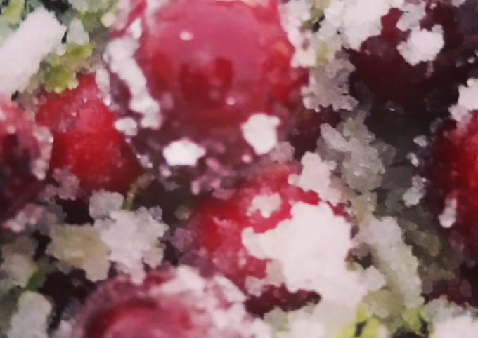 Recipe of Award-winning Lime-Sugared Cranberries