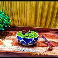 A picture of Palak/Spinach Khichadi.