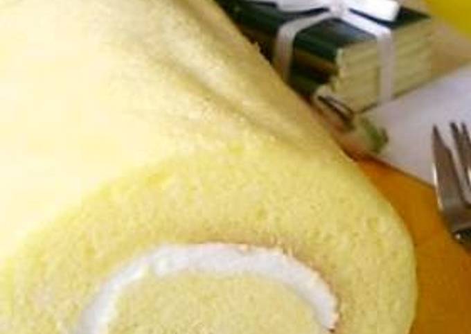 Recipe of Super Quick Gentle Flavor…Plain Roll Cake
