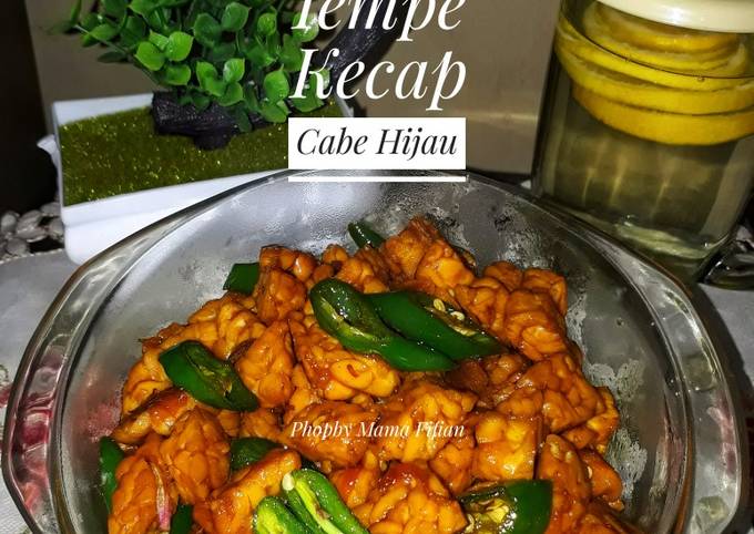 Tempe Kecap Cabe Hijau