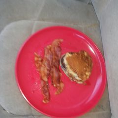 A picture of Homemade McGriddle sandwich.