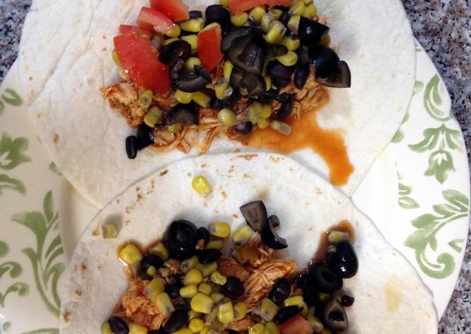 Recipe of Perfect Salsa shredded chicken tacos