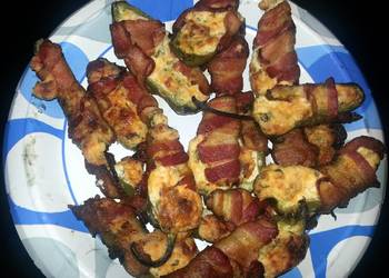 Easy Cooking Recipe Bacon wrapped jalapeno poppers Home Style Easy Cooking Recipe Bacon wrapped jalapeno poppers Home Style