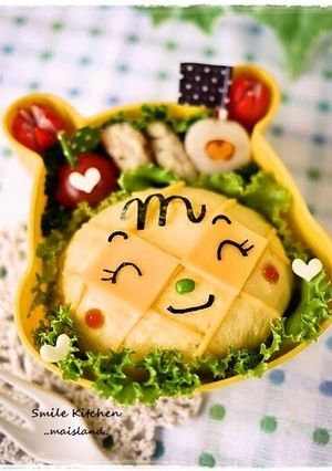 A picture of Melon Panna Omurice Charaben.