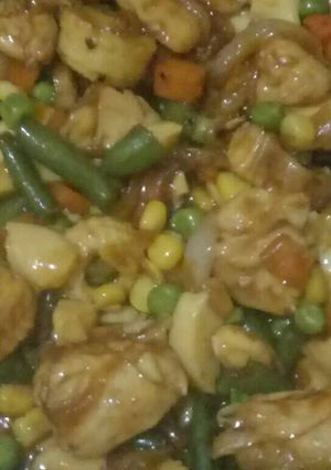 Foto resep 4 sehat saus lada hitam