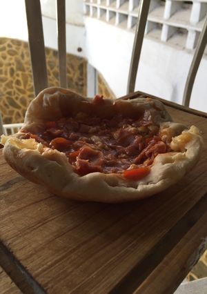 Una foto de Pizza en el sartén👌🏻