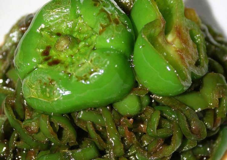 Steps to Make Quick Butter Stir-fried Bell Peppers