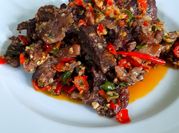 Gambar jeroan sapi balado