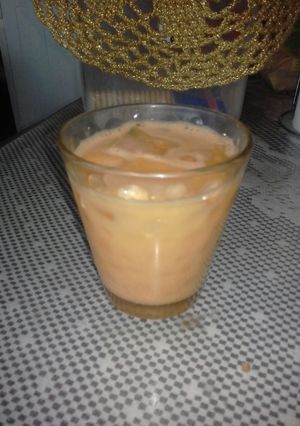 Una foto de Licuado de zanahoria con Leche
