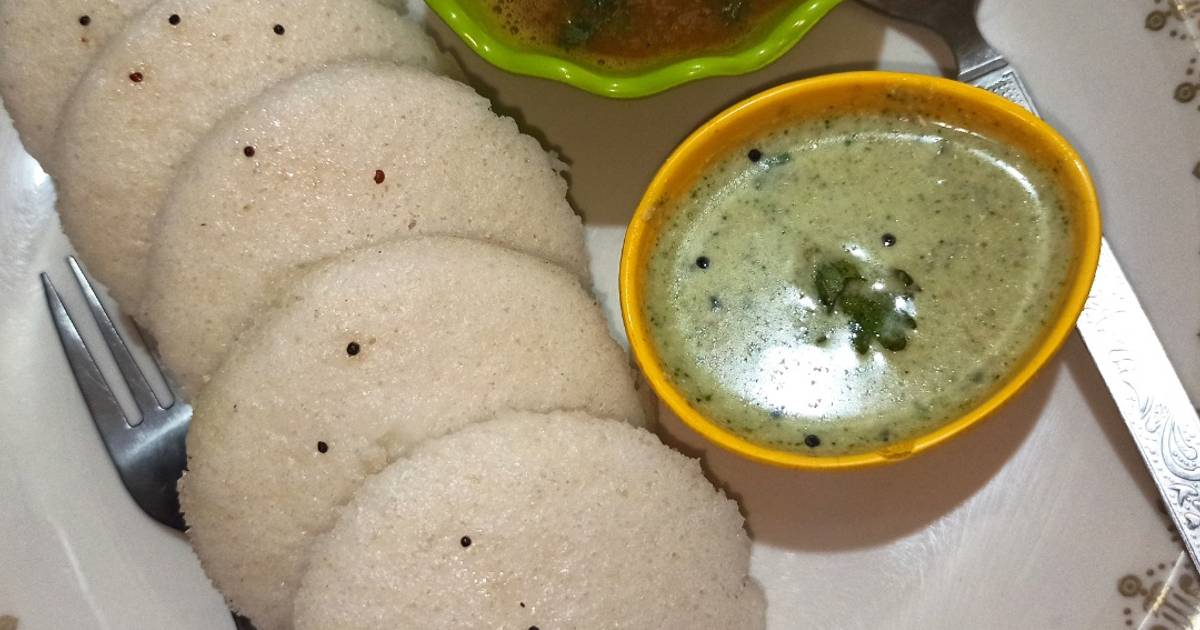 फ्राय इडली सांबार आणि चटणी (fry idli sambar aani chutney recipe in