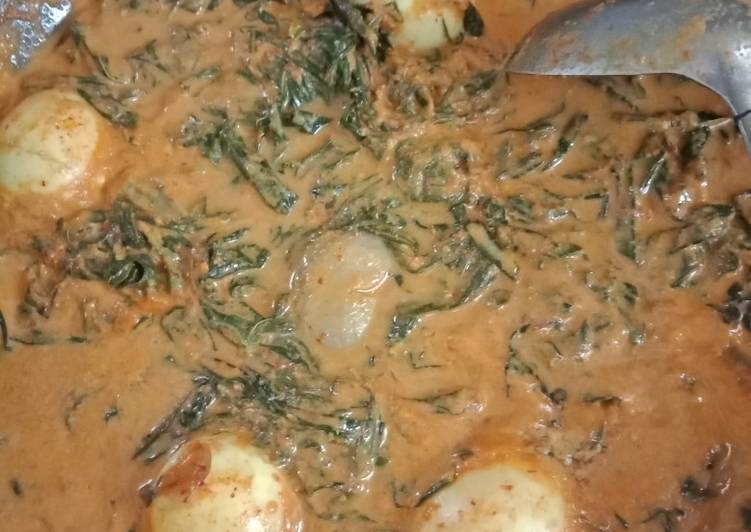 Resep Gulai daun ubi+jengkol+telur yang Enak Banget