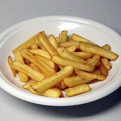 A picture of Crunchy fried potato.