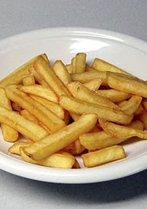 A picture of Crunchy fried potato.