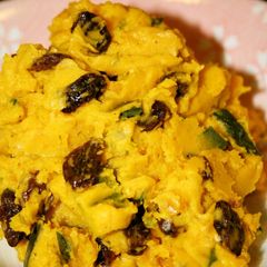 A picture of Easy Microwave-Made Kabocha Squash Salad.