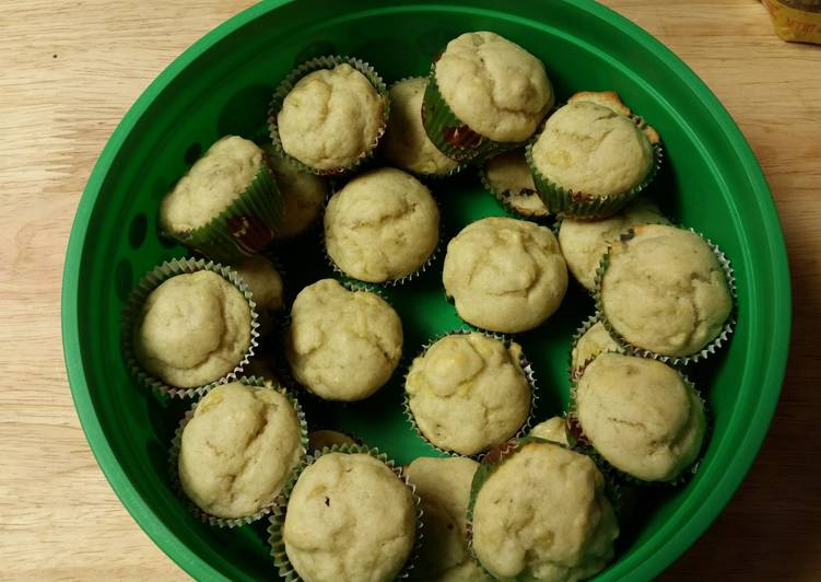 Recipe of Quick Banana Mini Muffins