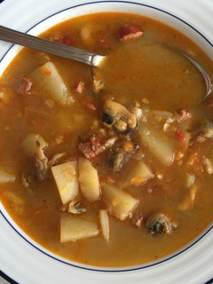Una foto de Caldillo de mariscos