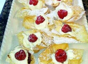 A picture of ~Raspberry Cream Phyllo Cups~.