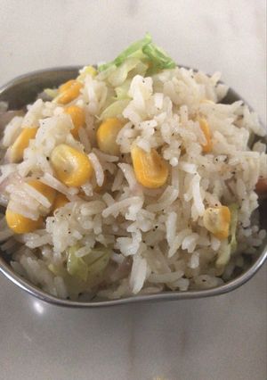 A picture of Cheese Corn Rice.