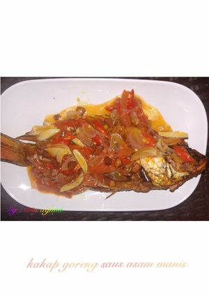 Foto resep Kakap goreng saus asam manis