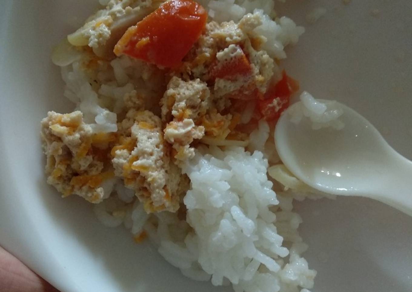 NASI + KUKUS AYAM SUSU GURIH ALA BUBU PANDU