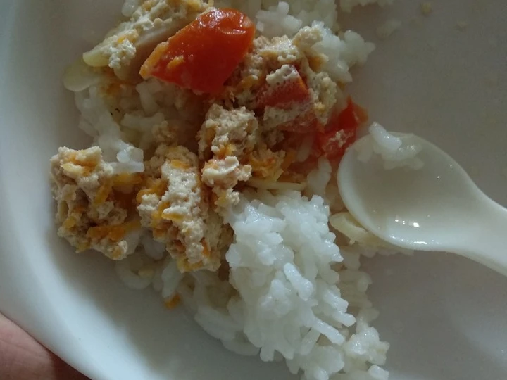 Langkah Mudah untuk Membuat Resep  NASI + KUKUS AYAM SUSU GURIH ALA BUBU PANDU yang Bisa Manjain Lidah, Bisa Manjain Lidah