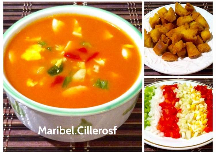 Gazpacho típico Andaluz a mi manera