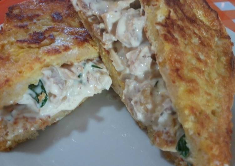 Steps to Prepare Favorite Chicken &amp; Mayo French Toast