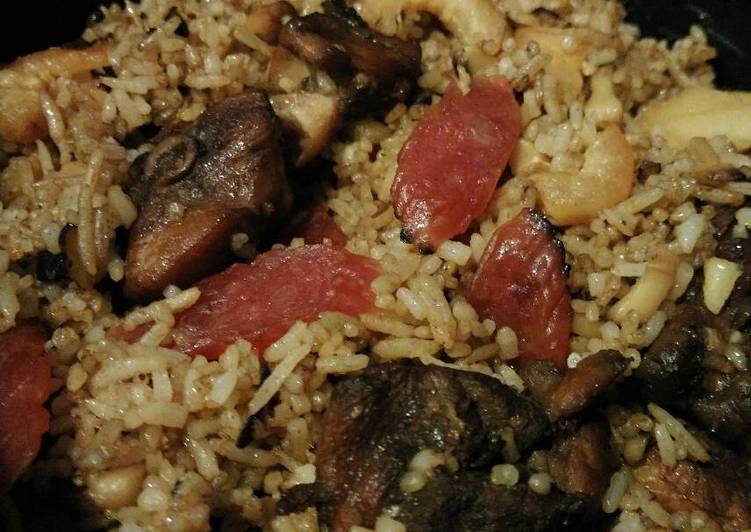 Resep Nasi Sapo Ayam Ikan Asin 😋😋, Menggugah Selera