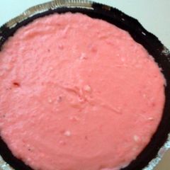 A picture of Candy cane pie.