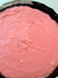 A picture of Candy cane pie.