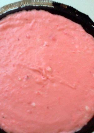 A picture of Candy cane pie.