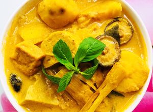 Hình của món Cà Ri Chay.